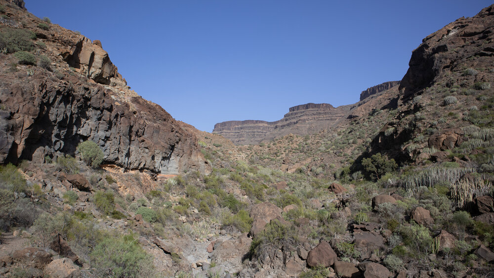 Der Schluchtverlauf des Barranco de Tauro – Gran Canaria.