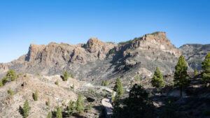 Blick Richtung Degollada de la Cruz Grande – Startpunkt der Wanderung.