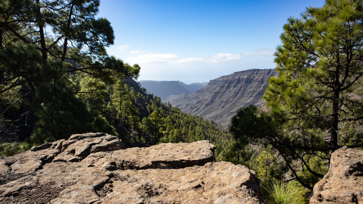 Ausblick in den Barranco de Tauro.