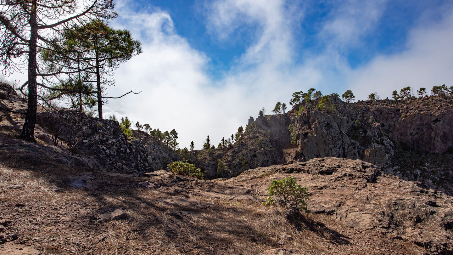 Der dramatische Berggrat des Roque Faneque – Gran Canaria.