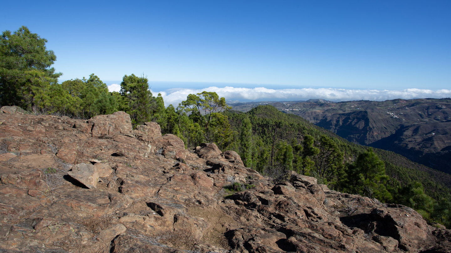Panoramablick vom Gipfel des Montaña de Tamadaba (1.433 m).