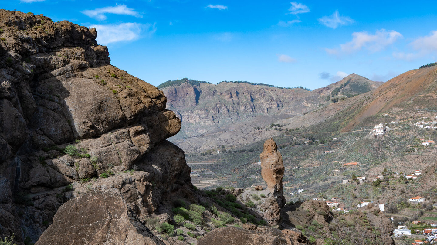 Schlank ragt die Felsnadel oberhalb von La Culata in den Himmel – ein stiller Wächter über der Bergwelt Gran Canarias.