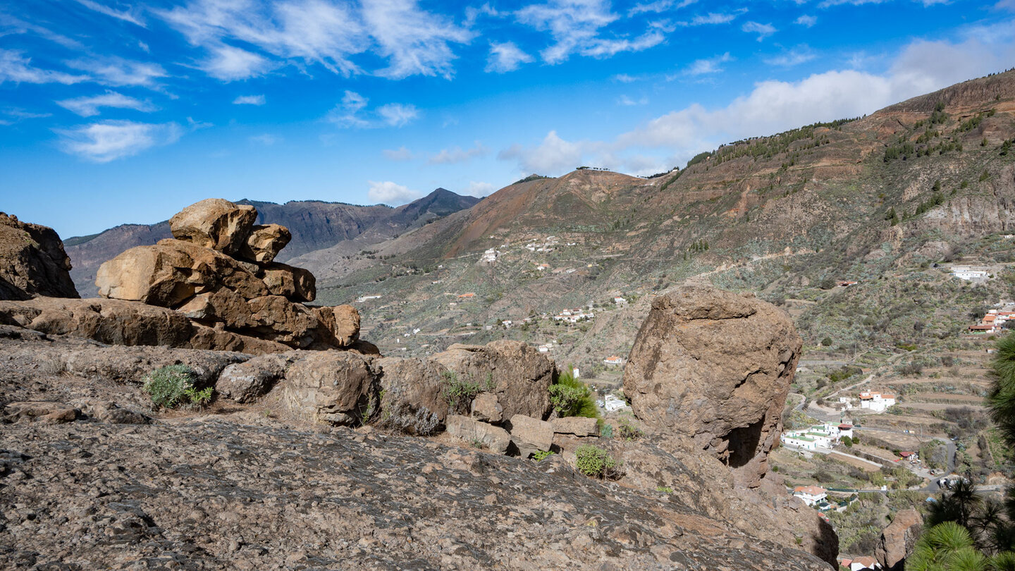 Ausblick auf La Culata in der Caldera de Tejeda