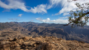 Spektakulärer Ausblick auf die Schlucht von Soria vom Montaña de Tauro – einer der eindrucksvollsten Panoramablicke im Süden der Insel.