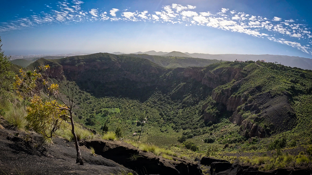 Krater der Caldera de Bandama