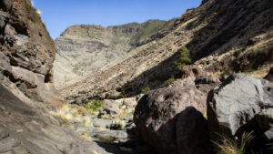 Wanderroute durchs Barranco del Risco.