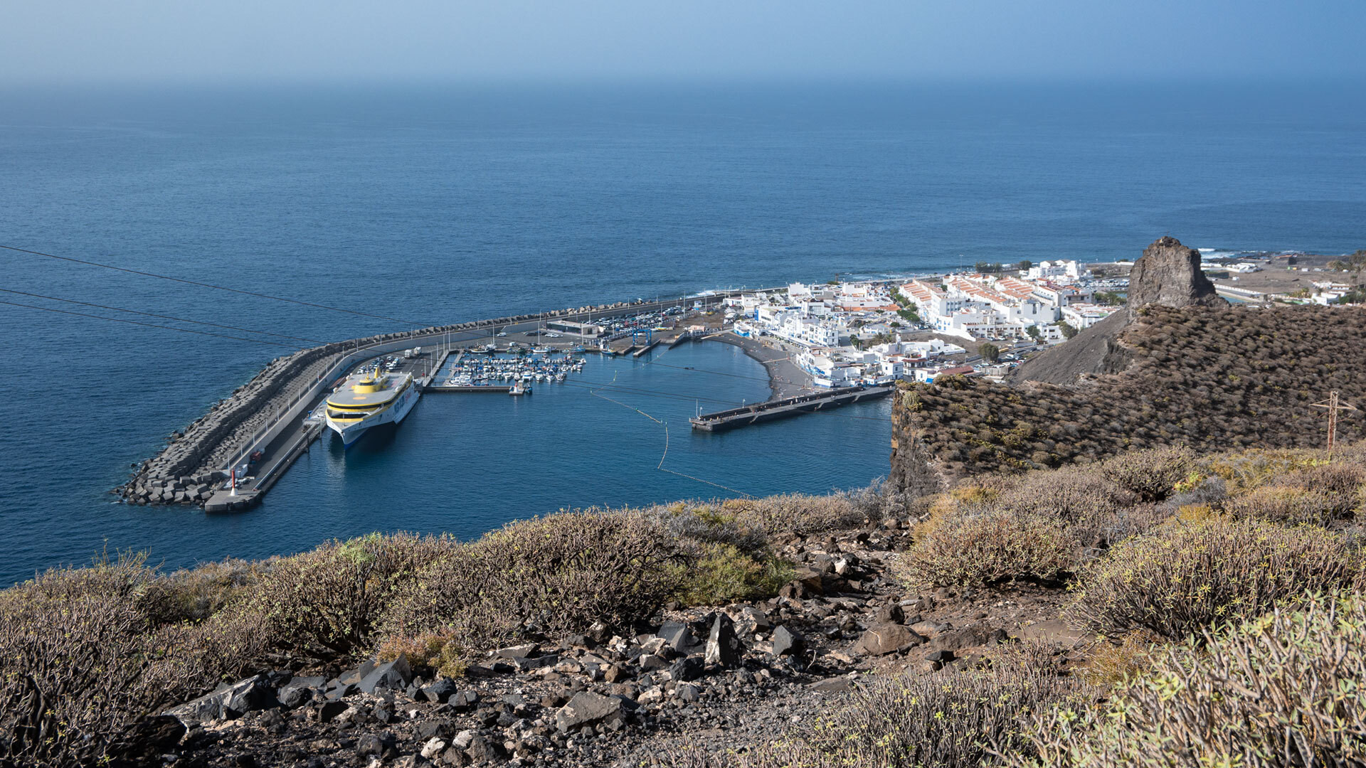 Der Puerto de las Nieves markiert das Ziel der Wanderung bei Agaete.