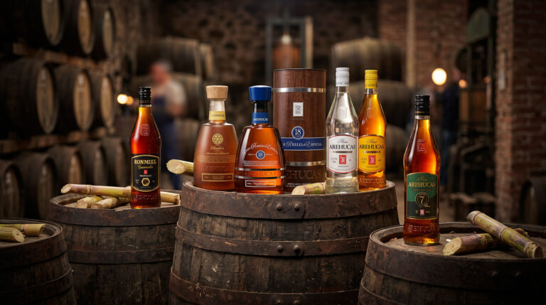 Rum aus Gran Canaria – gebrannt aus Zuckerrohr, ein flüssiges Zeugnis der langen Rum-Tradition der Insel.