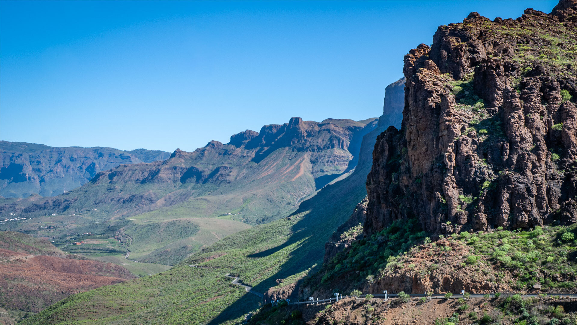 Barranco de Fataga im Süden Gran Canarias.