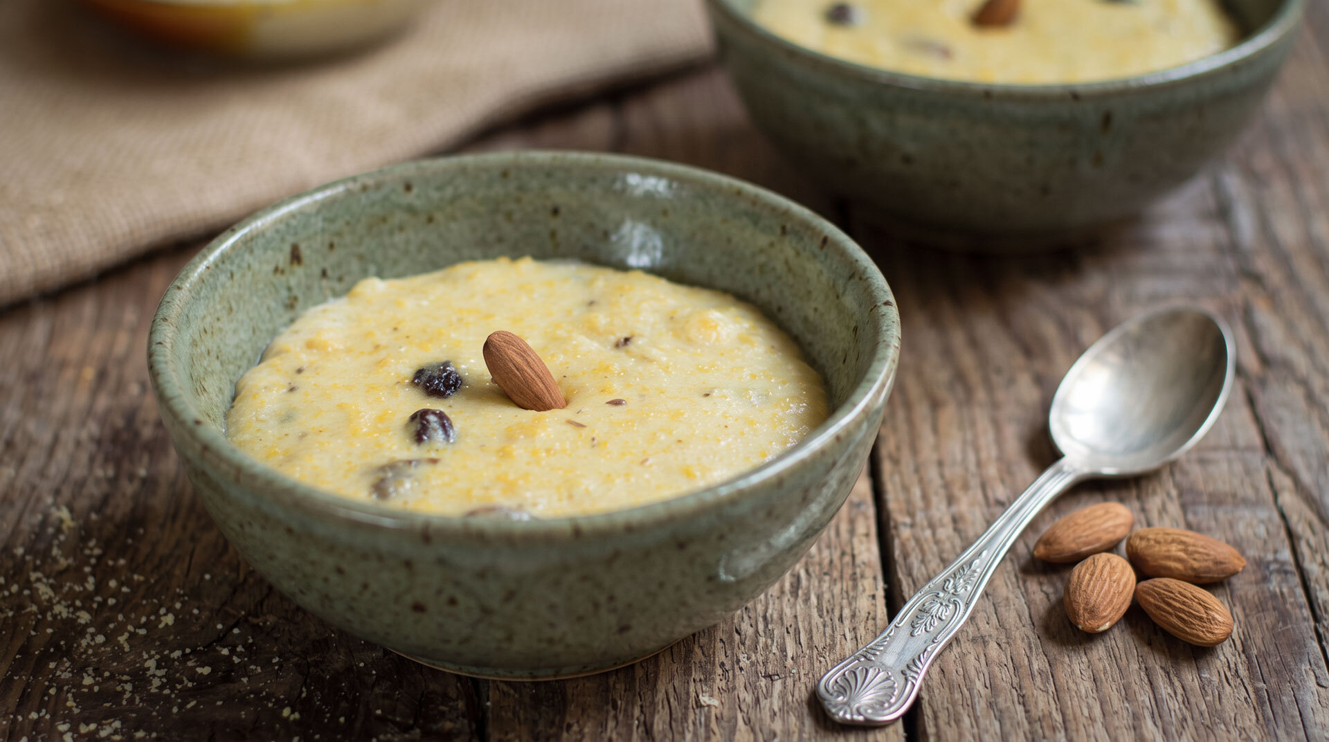Frangollo ist ein traditionelles kanarisches Dessert aus Maisgrieß, Milch, Zucker und Zimt.