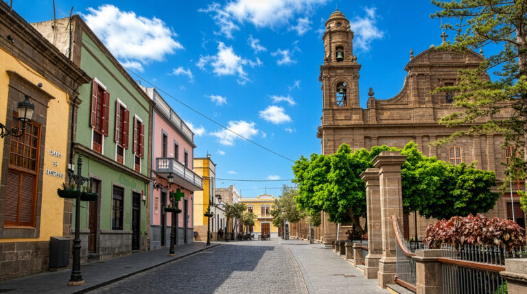 Die Iglesia de Santiago de los Caballeros liegt in der Altstadt von Gáldar.