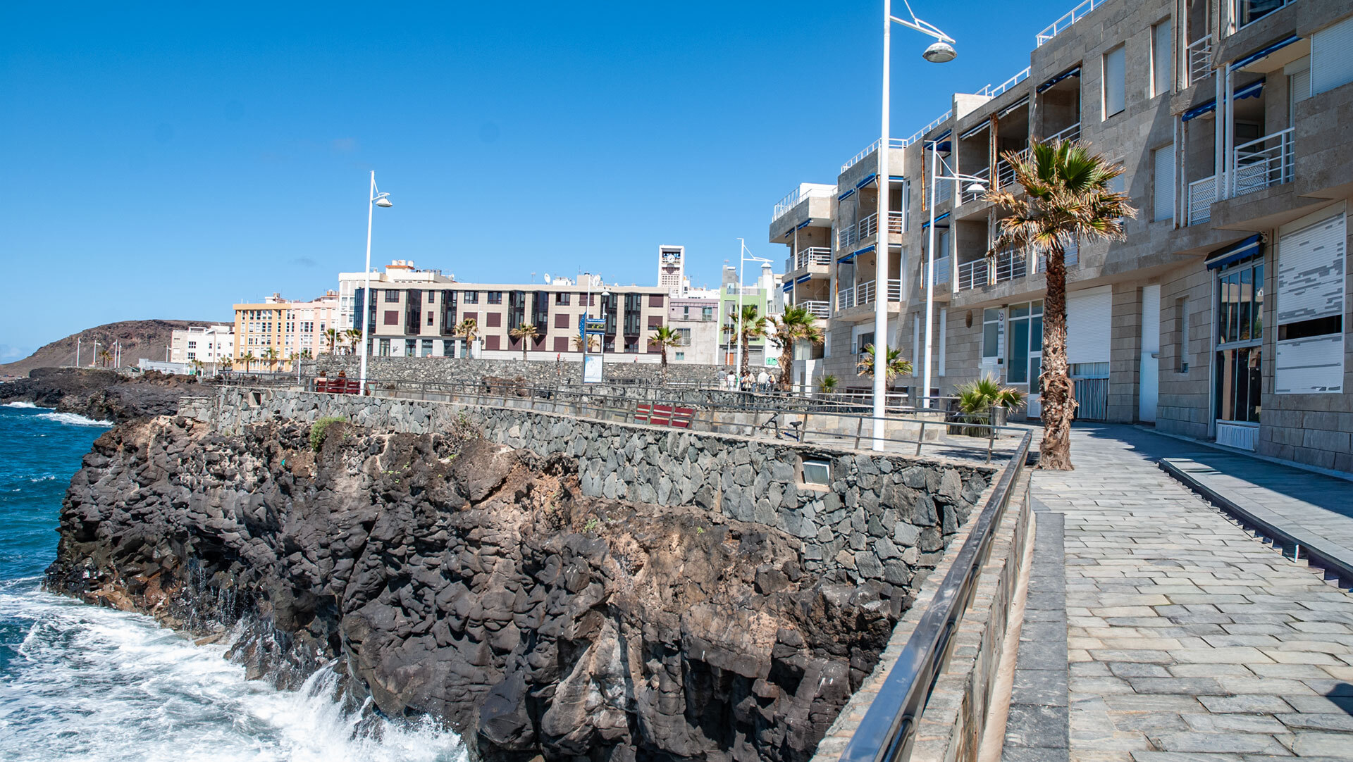 Paseo de Las Canteras, Strandpromenade von Las Palmas de Gran Canaria.