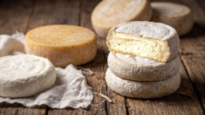 Queso de Flor de Guía ist ein traditioneller Käse aus Guía, der mit Distelblüten statt Lab hergestellt wird.