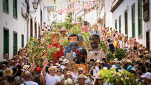 Im August feiert Gran Canaria die Bajada de la Rama – ein traditionelles Volksfest, bei dem Zweige tanzend durch die Straßen getragen werden.